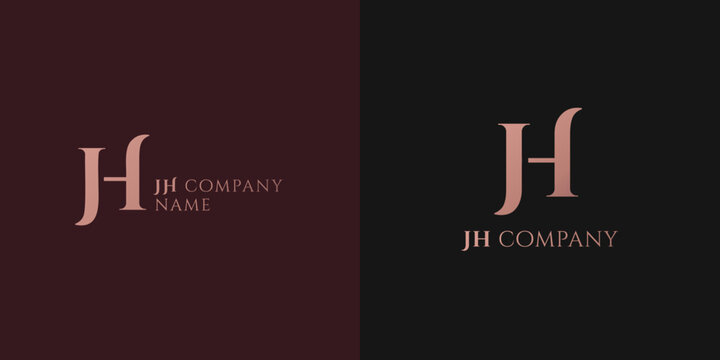 letter JH logo vector
elegant, classy and luxury royal style logo.