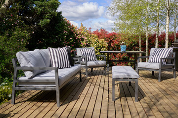 Outdoor seating area