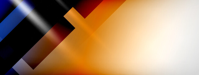 Abstract lines geometric techno background layout