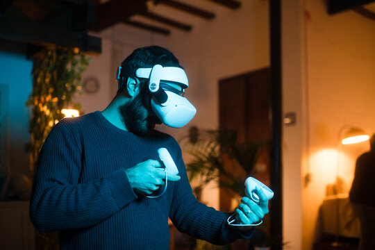 VR metaverse experience at home