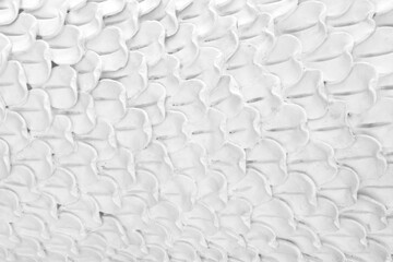 Obraz na płótnie Canvas Scale naga with seamless patterns abstract white texture background