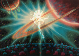 Alien Light Entity Illustration