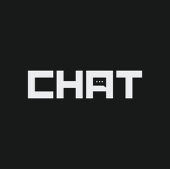 Obraz premium chat logo 