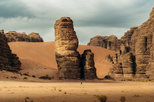 Tabuq desert during sunset