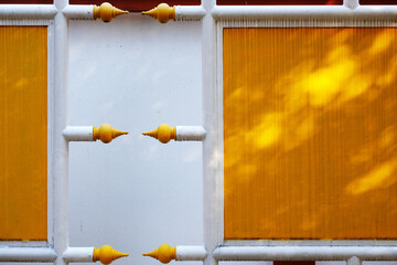 door and blue sky