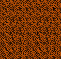 Seamless geometric pattern, minimalistic diamond artwork with simple shape and figure.