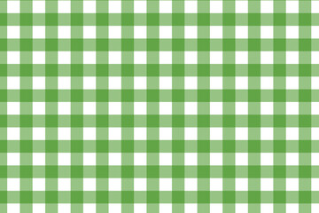 Checked plaids in green