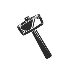black hammer vector element design template