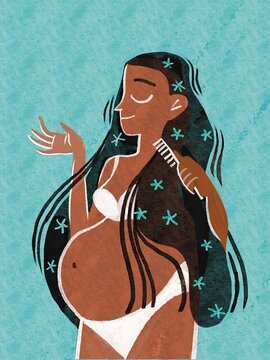 pregnant woman