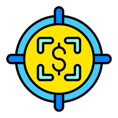 Focus Filled Line Icon