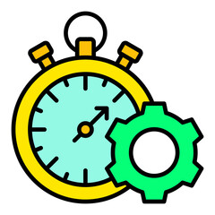 Productivity Filled Line Icon