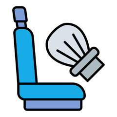 Airbag Filled Line Icon