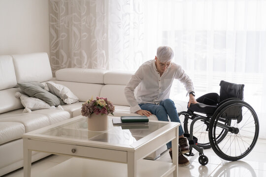 Woman With Disability At Home