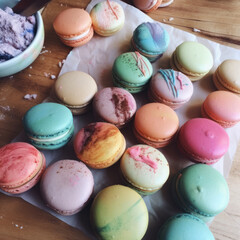 Obraz premium Macarons, AI