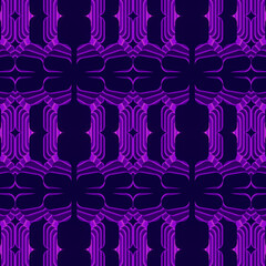 Whimsical pattern in neon colors. Abstract background. 3d rendering digital illustration