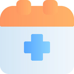 Obraz premium Medical Appointment icon represents scheduling an appointment with a healthcare provider or medical facility