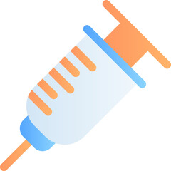 Injection icon represents a needle or syringe that is used to administer medication or a vaccine to a patient