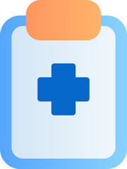 Fototapeta premium Medical Report icon represents a document that contains a patient's medical history, diagnosis, and treatment plan