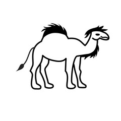Fototapeta na wymiar camel line icon