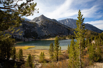Hike in the spring in the eastern sierra