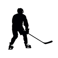 silhouette, hockey, sport, ice, ski, winter, player, illustration, people, skiing, skier, action, sports, stick, athlete, game, snow, black, team, competition, shape, black, generative ai