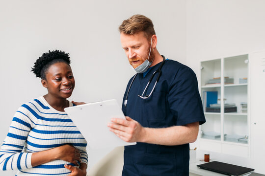 Pregnant Woman on Regular Checkup 