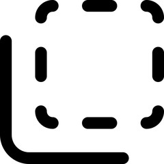 edit select back simple icon illustration in line style and used for user interface, web, software and many more