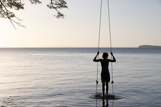 Surfers waiting for a wave