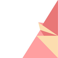 Naklejka premium Triangle Corner