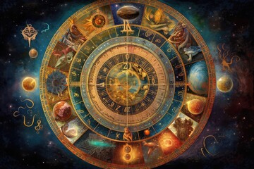 Fototapeta na wymiar Unlocking the Mysteries: Exploring the Spiritual World through Astrology, Tarot, Feng Shui, Numerology, and Space 15