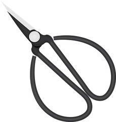3D object retro vintage scissors
