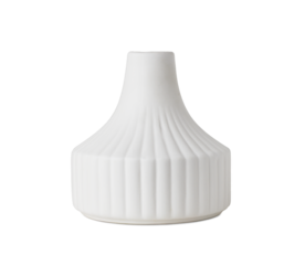 Empty ceramic vase isolated on white or transparent background