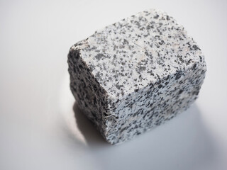rectangular granite stone black and white color