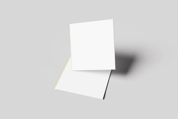 Square Notebook Mockup