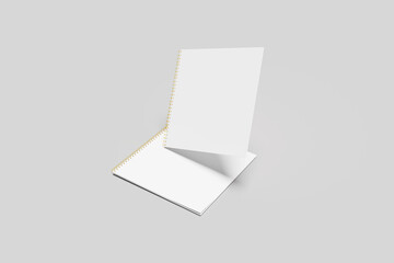 Square Notebook Mockup