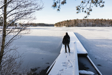 Beautiful winter scenery