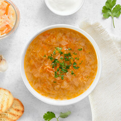 Cabbage (sauerkraut) soup