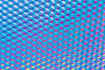 Abstract colorful gradient cubes. Seamless background pattern. Modern mosaic. Futuristic technology. Networking and connection concept