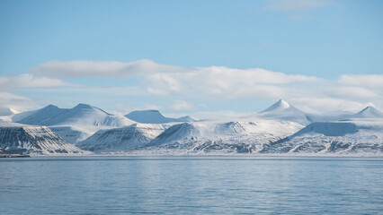 Fototapeta na wymiar Longjearbyen, Svalbard, Arctic Polar Circle