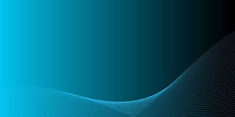 abstract background with lines. Abstract digital wave of particles. Futuristic point wave. Technology background vector. Vector illustration. abstract background design.