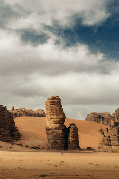 Tabuq desert during sunset