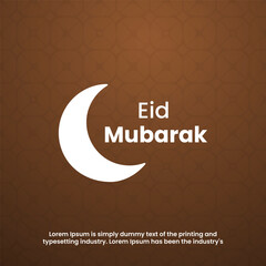 Eid mubarak islamic post design 2023