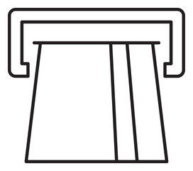 Information technology debit vector icon illustration