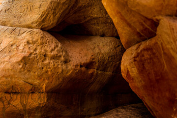 sandstone outcrops in the Baltic Sea, Riga Gulf