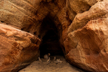 sandstone outcrops in the Baltic Sea, Riga Gulf