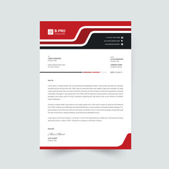 letterhead flyer corporate official abstract professional minimal simple creative modern informative newsletter magazine poster template design