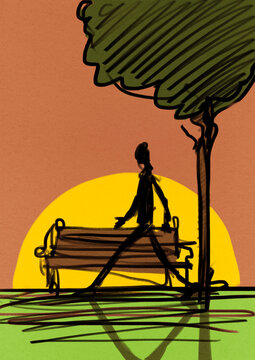 Taking a Stroll Alone