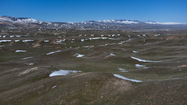 Winter Snow In Western Antelope Valley, Los Angeles County, California