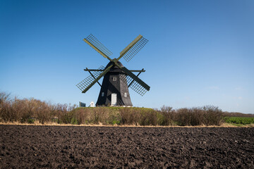 danish windmill in the country