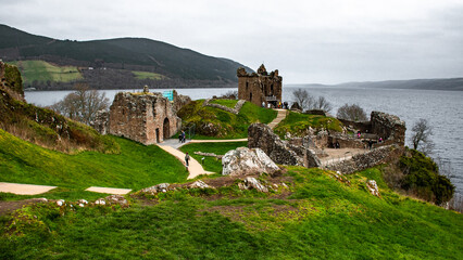 Fototapeta na wymiar Scotland: tour castles